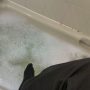 Me about to get in the bath fully clothed
